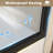 56-60" X 60" Tempered Glass Aluminum Frame Double Sliding Shower Door With Explosion Proof Film-112492194