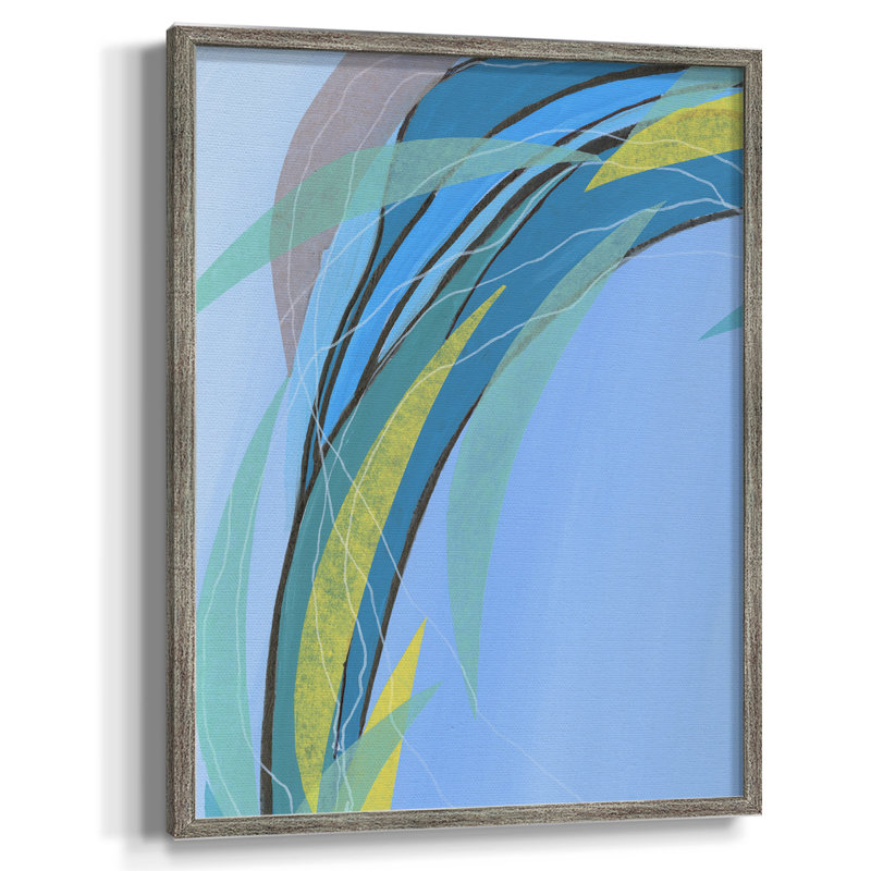 «Circulation Flow III», reproduction encadrée - bois massif, H 30 po x l 24 po
