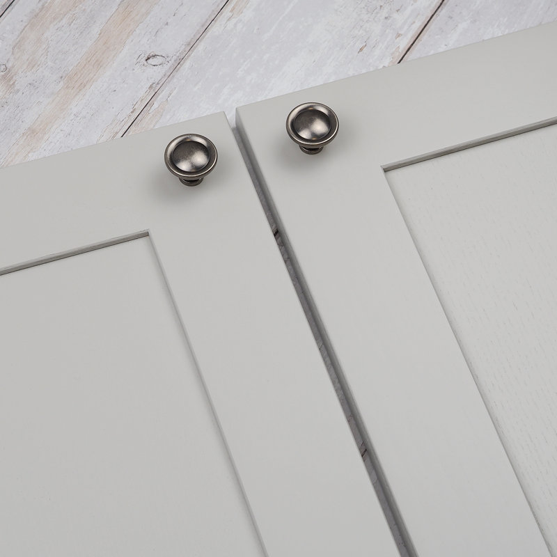 160mm Antique Pewter Handle, 31mm Knob