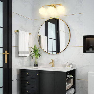 3 -light Dimmable Bathroom Vanity Light