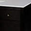 Meuble-lavabo double 72 po avec plateau en quartz Celine, brun café antique-1935853586