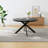 Kadison 46.4 in. MDF Round Dining Table with Carbon Steel Legs (4-6 Seats)-494096977