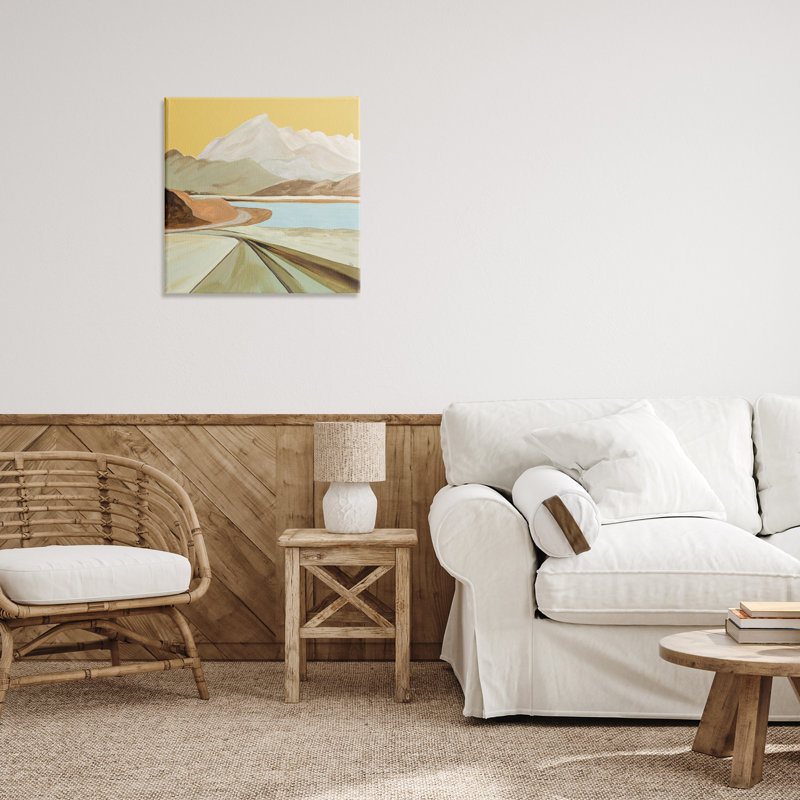 Toile Retorno Mountain Sunrise, conception de Patricia Pinto, H 17 po x l 17 po