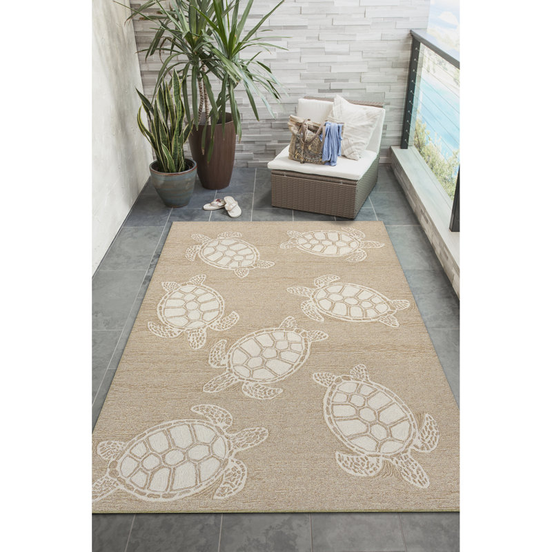 Walczak Performance Hand Tufted Indoor / Outdoor Rug, Rectangle 5' x 7'6"