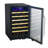 EdgeStar Single Zone 19.375'' Freestanding 44 Bottle Wine Refrigerator with Reversible Door