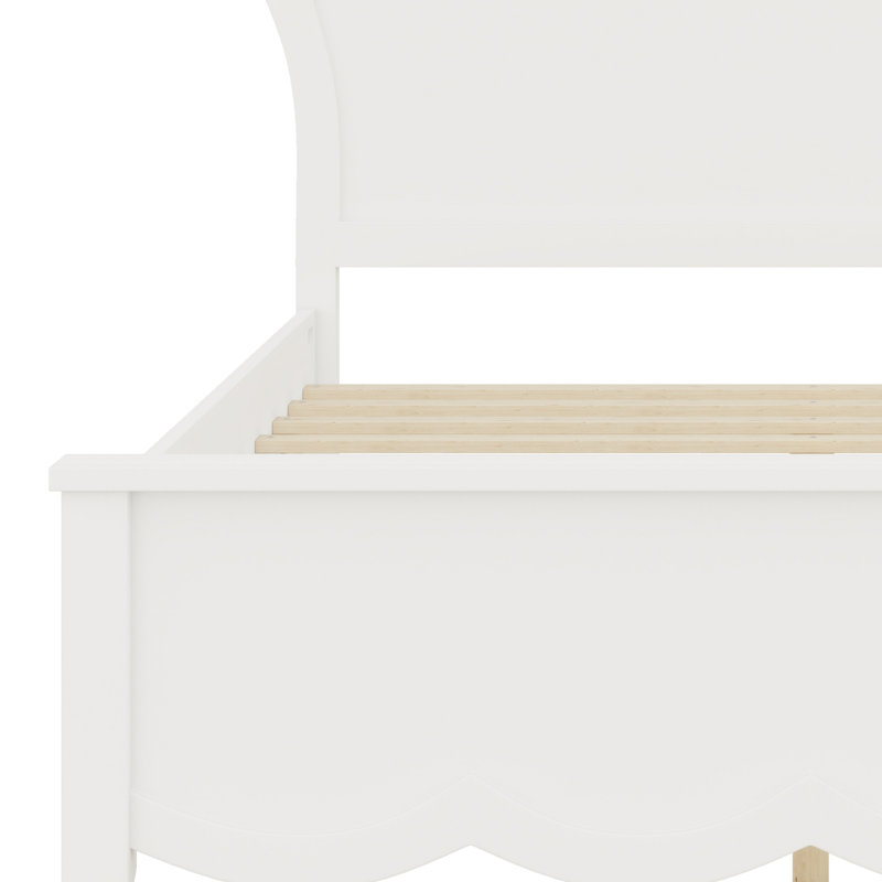Platform Bed Featuring Headboard