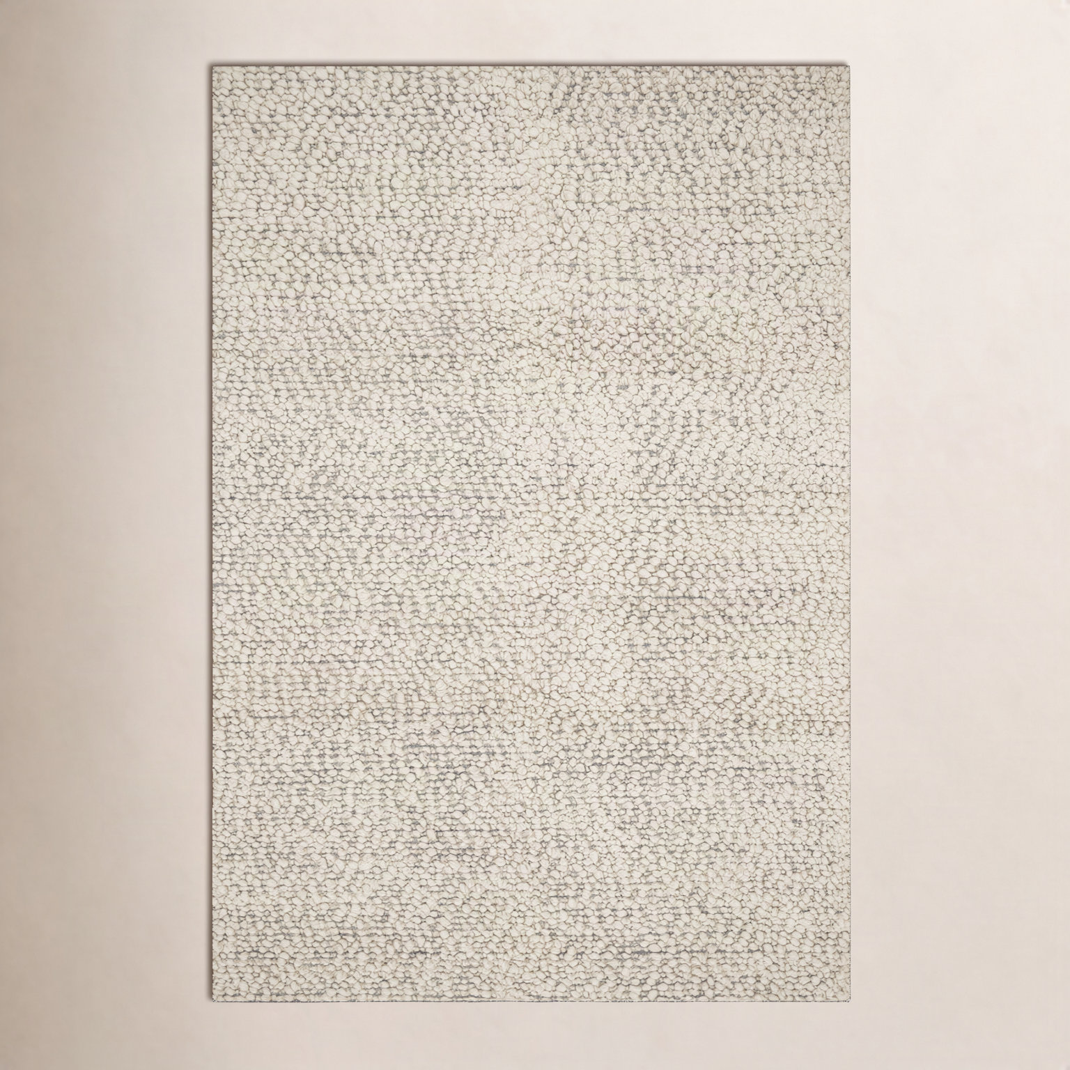 Charter Ivory Hand-Knotted Wool Rug, Rectangle 11'6" x 15'