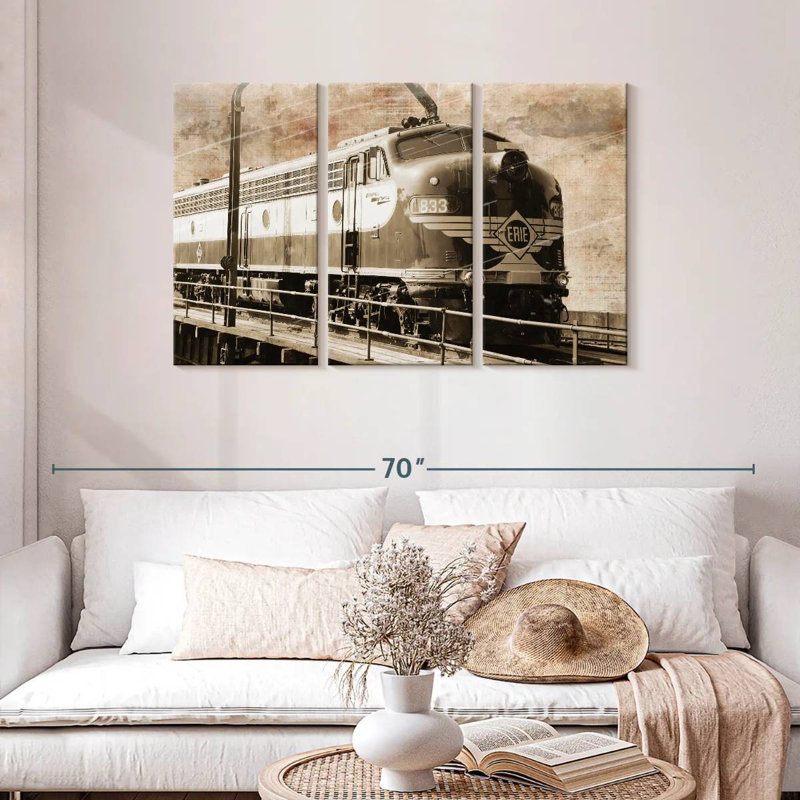 Mehar Erie Train, 28" H x 45" W