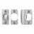 Terrace Passage Hall/Closet Door Knob with Universal 6-Way Latch-14651639