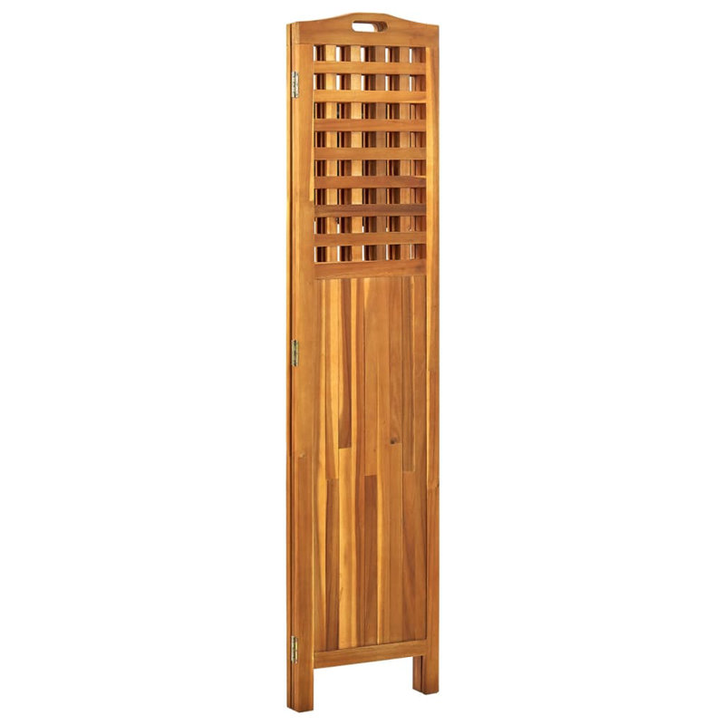 Marius 170cm H Solid Wood Folding Room Divider, 3, 170cm H x 121cm W x 2cm D