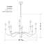 8 - Light Dimmable Empire Chandelier