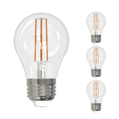 Ampoule A15 à intensité variable 7 watts avec finition en verre transparent et base moyenne (E26)