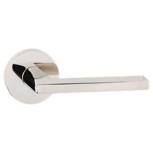 Poignée de porte avec rosette ronde