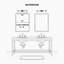 Éclairage pour meuble-lavabo à intensité variable Christof-1012072533-1044928393