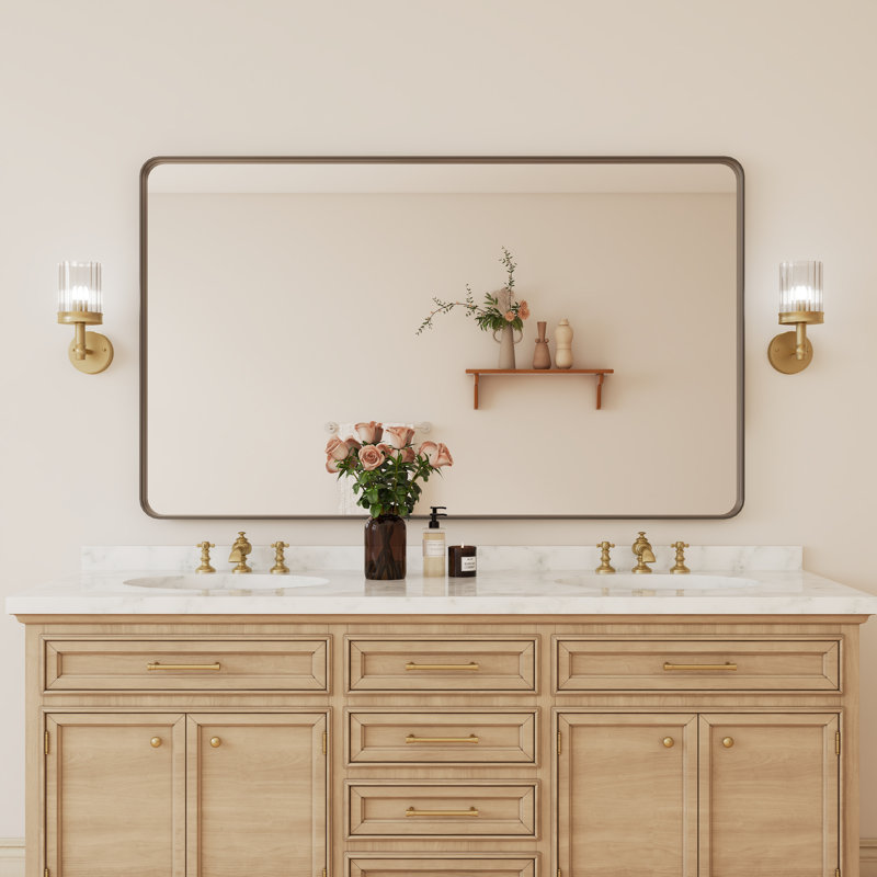 Miroir de salle de bain sur mesure, 60 po x 36 po