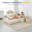 Boneless Foam Sofa Bed, Beige