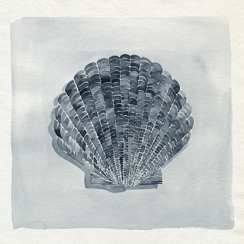 Tenica Blue Treasure I by Grace Popp - Wrapped Canvas Print, 30 cm H x 30 cm W