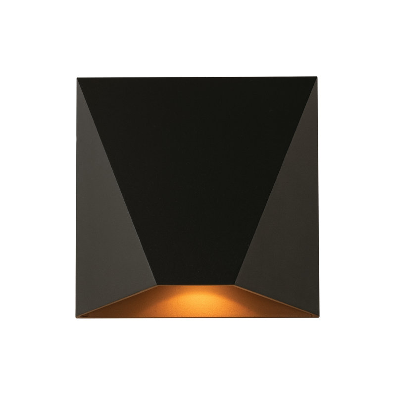 Osheanna Aluminium LED Wall Light, 7.88" H x 7.88" W x 3.50" D