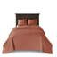 Ensemble de couvre-lit réversible 3 pièces rouge argile-126579807-126579809
