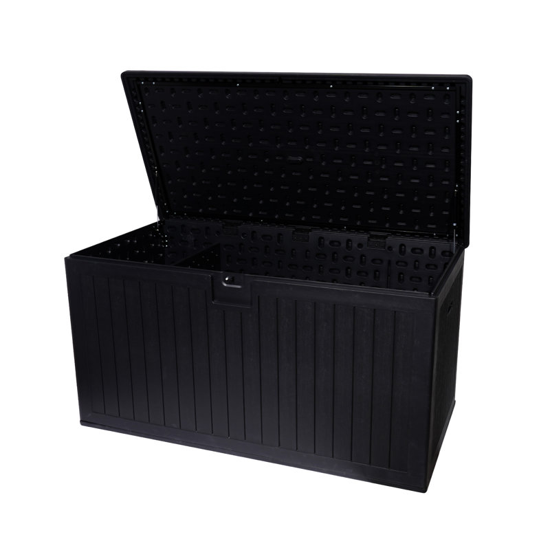 230 Gallon Resin Outdoor Deck Box Waterproof, 32.68" H x 69.68" W x 32.28" D