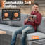 Ensemble de conversation modulaire avec coussins 6 pièces Chappotin-22718188