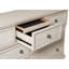 Commode de 7 tiroirs au fini blanc antique-1257860496