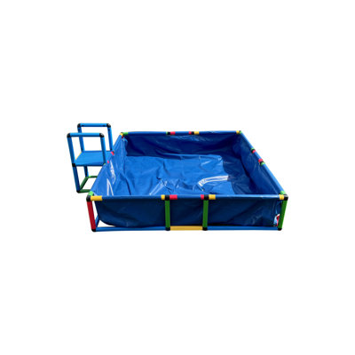 Build and Splash Buildable Swimming Pool - Outdoor Building Toy Pool, Ball Pit, Sandpit