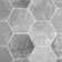 Vesuvius 8" Matte Hexagon Porcelain Floor and Wall Tile (9.84 sq. ft./case)