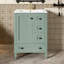 Meuble-lavabo de salle de bain avec lavabo, 3 tiroirs et tablette de porte-1341608135