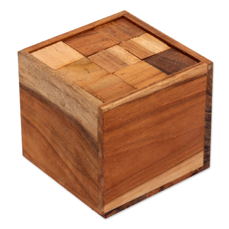 Sculpture de puzzle boîte magic teck Townsley