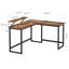Evelin L-Shaped Metal Base Writing Desk-13902480