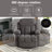 Swinging Recliner Massage Heated Sofa-1730128099
