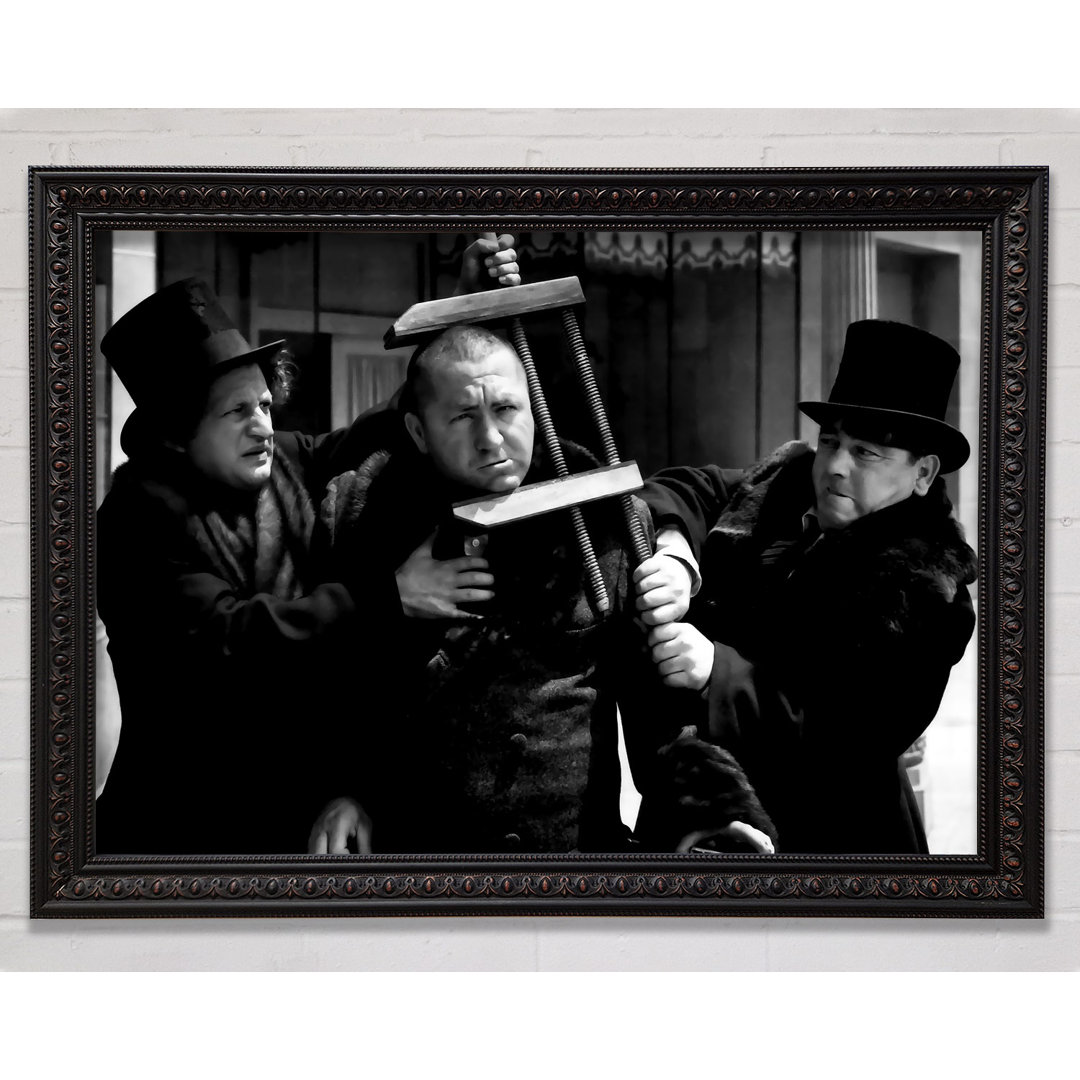 The Three Stooges Head Clamp - Einzelner Bilderrahmen Kunstdrucke