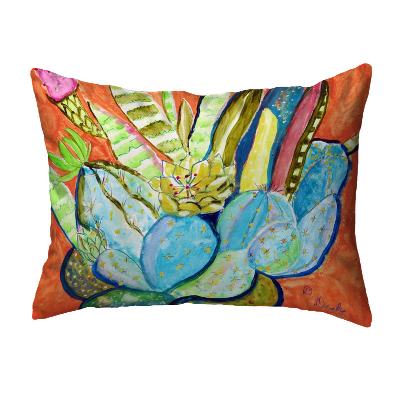 Outdoor Reversible Throw Pillow