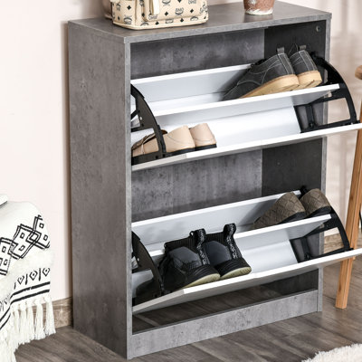 8 Pair Shoe Storage Cabinet
