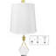 Abat-jour tambour en tissu 12 po x 12 po CLIP-ON FITTER