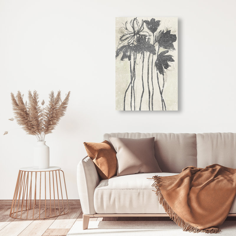 Flower Abstract Studio Print by Oliver Gal, 30"H x 20"W, Gallery Wrapped