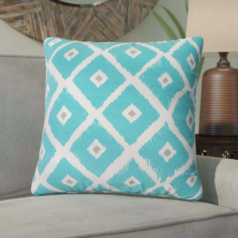 Coussin Diamond, Bleu sarcelle