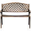 Banc de jardin en métal Nesma