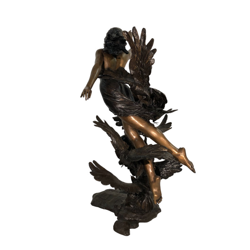 Bird Dove Copper Bronze Garden Statue