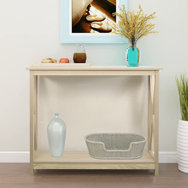 Applecroft 39'' Console Table, White Oak