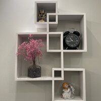 Square Accent Shelf Orren Ellis Finish: Espresso