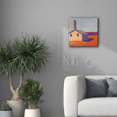 'Bucolic Structure 6' by Carol Young Canvas Wall Art, 18" x 18"