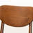 Billings Modern Counter Stool Set with Gray/Walnut Brown, 38.44'' H X 17.88'' W X 22.26'' D