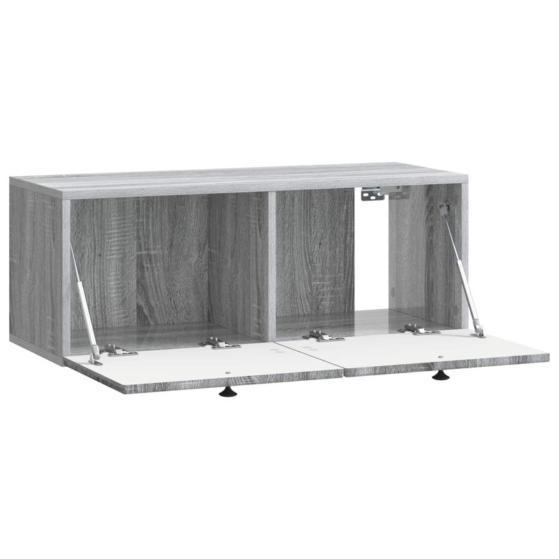 TV Stand, 30cm H x 78.5cm L x 31cm W, Grey Sonoma