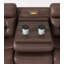 Canapé inclinable en cuir véritable avec table rabattable, porte-gobelets en acier inoxydable et sac à magazines pour un confort et une fonctionnalité ultimes-880622603