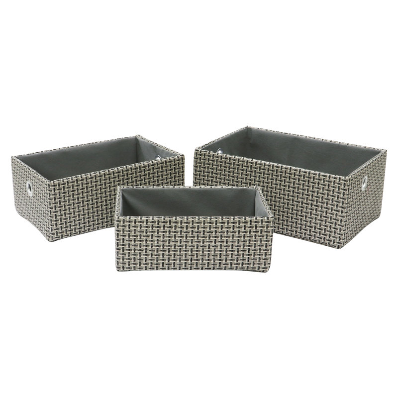 JVL Fabric Decorative Basket