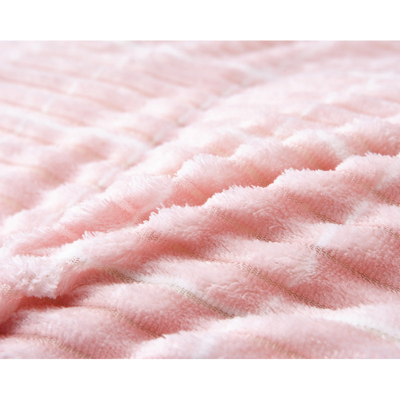 Plaid Duvet Cover Set with Pillowcases Included, Kingsize Duvet Cover + 2 Standard Pillowcases, Pink