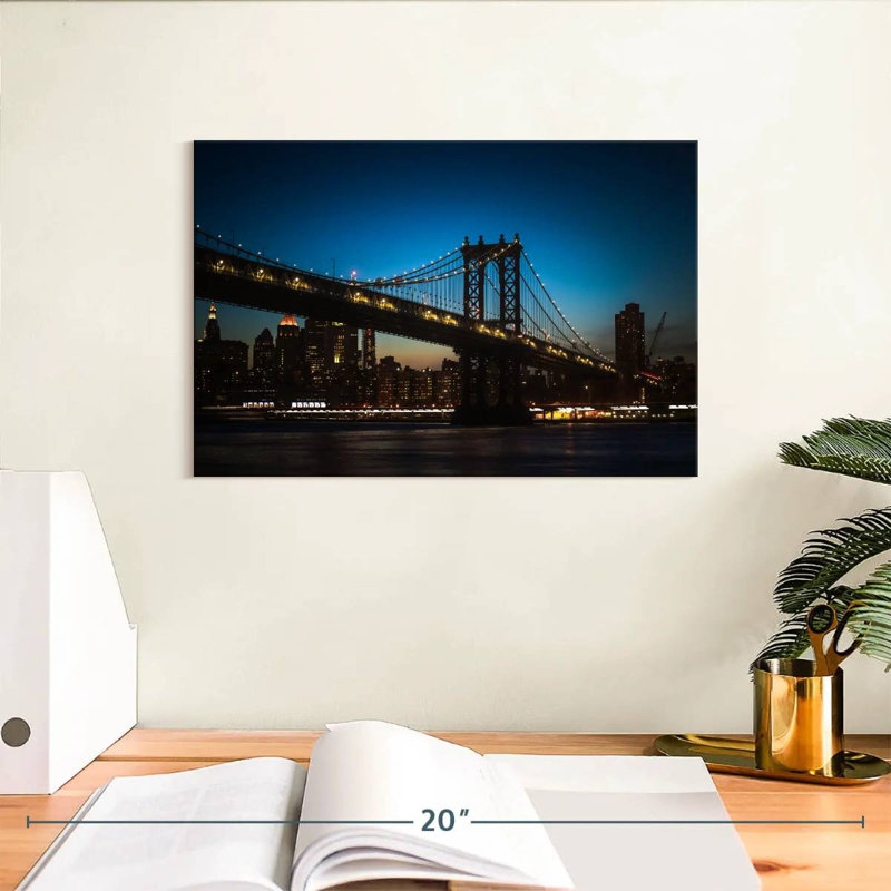 Lilie romantique Manhattan Bridge, H 8 po x l 12 po