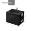 Meuble-lavabo flottant moderne 27,6 po avec lavabo intégré et rangement noir